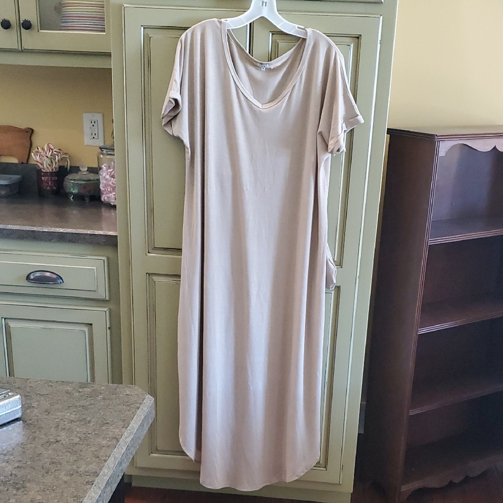 Match Tan Dress
